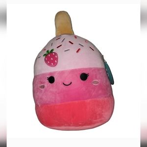 NWT 🍓 Squishmallow Pama 🍓Strawberry 🍓 Cake 🍰 pop